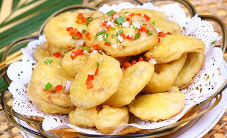 网红炸藕夹,香脆可口，回味无穷的美食传奇